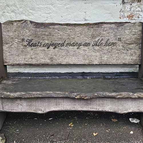 hampstead walks keats bench 500 x 500