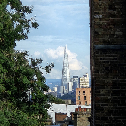 hampstead walks view of the london the shard 500 x 500
